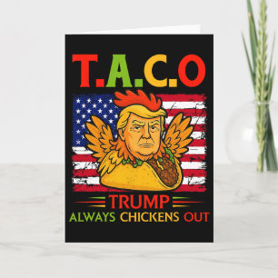 Lustiger Trump Taco Trump kneift immer _26  Karte