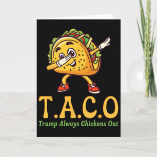Lustiger Trump Taco Trump kneift immer 28  Karte