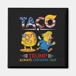 Lustiger Trump Taco Trump kneift immer _2  Magnet