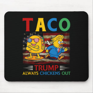 Lustiger Trump Taco Trump kneift immer 30 Mousepad