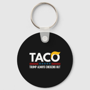Lustiger Trump Taco Trump kneift immer 6  Schlüsselanhänger