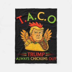 Lustiger Trump Taco Trump kneift immer 7 Fleecedecke
