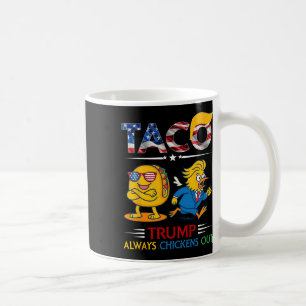 Lustiger Trump Taco Trump kneift immer 9 Kaffeetasse