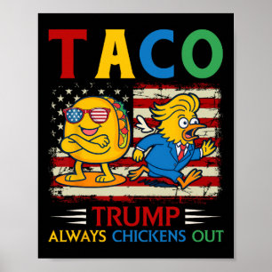 Lustiger Trump Taco Trump kneift immer _9 Poster