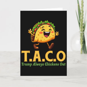 Lustiger Trump Taco Trump kneift immer  Karte