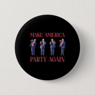 Lustiger Trump Tanz  Button