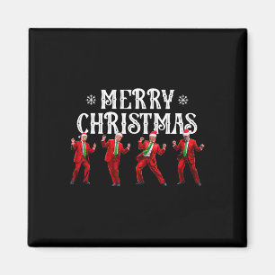 Lustiger Trump-Tanz Weihnachtsmann Weihnachten Xma Magnet