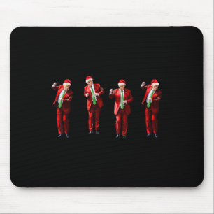 Lustiger Trump-Tanz Weihnachtsmann Weihnachten Xma Mousepad