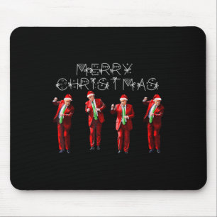 Lustiger Trump-Tanz Weihnachtsmann Weihnachten Xma Mousepad