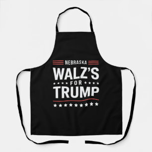 Lustiger Trump Vance Walz's Für Trump Nebraska Schürze