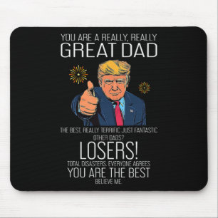 Lustiger Trump Vatertag Best Dad Ever Für Opa Mousepad