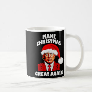 Lustiger Trump Weihnachtsmann Hut Macht Weihnachte Kaffeetasse