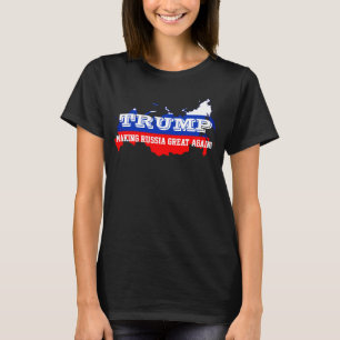 Lustiger "Trumpf. Russland groß wieder machen " T-Shirt