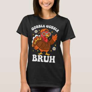 Lustiger Truthahn Gobble Jungen Mädchen K zum Ernt T-Shirt