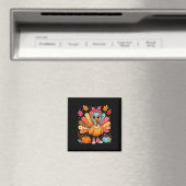 Lustiger Truthahn Gurren Kokette Thanksgiving dank Magnet (In Situ (Geschirrspüler))