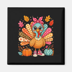 Lustiger Truthahn Gurren Kokette Thanksgiving dank Magnet