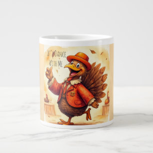 Lustiger Truthahn, Lass uns mit mir tanzen, Thanks Jumbo-Tasse