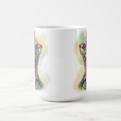 Lustiger Truthahn mit Brille Cartoon Spaß Kaffeetasse (Mittel)