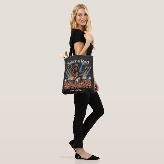 Lustiger Truthahn & Roll Rockstar-Gitarrist - Der  Tasche (Am Model)