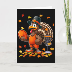 Lustiger Truthahn Thanksgiving-Kostüm Disc Golf Sp Karte