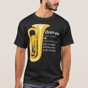 Lustiger Tuba-Vater Humor Für Blechband Stolz Oder T-Shirt