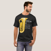Lustiger Tuba-Vater Humor Für Blechband Stolz Oder T-Shirt (Vorne ganz)