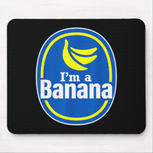 Lustiger tut so als ob ich eine Banane Halloween-K Mousepad