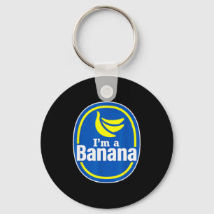 Lustiger tut so als ob ich eine Banane Halloween-K Schlüsselanhänger