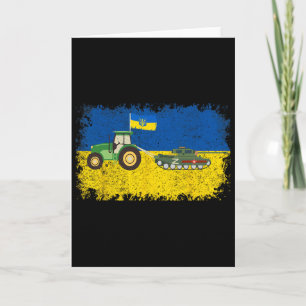 Lustiger ukrainischer Bauer stiehlt Panzer Meme I  Karte