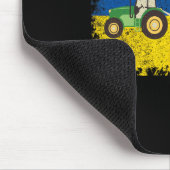 Lustiger ukrainischer Bauer stiehlt Panzer Meme I Mousepad (Ecke)