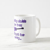 Lustiger Ukulele Kaffeetasse (VorderseiteRechts)