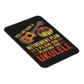 Lustiger Ukulele-Renteneintritts-Plan Magnet (Rechte Seite)