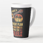 Lustiger Ukulele-Renteneintrittsplan Milchtasse (Rechte Ecke)