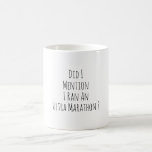 Lustiger Ultra-Marathonläufer Marathonläufer Laufe Kaffeetasse