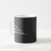 Lustiger Umschreiber Autor Editor Geschenk Kaffeetasse (Vorderseite Links)
