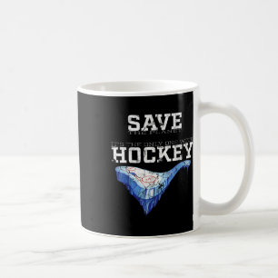 Lustiger Umweltschutz Rette Hockey Planet Kaffeetasse