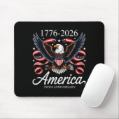 Lustiger Unabhängigkeitstag 4. Juli 1776-2026 250. Mousepad (Mit Mouse)
