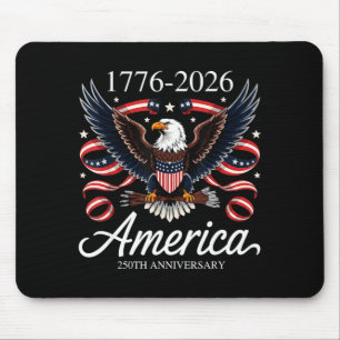 Lustiger Unabhängigkeitstag 4. Juli 1776-2026 250. Mousepad