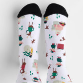 Lustiger unanständiger Urlaub Socken (Oben)