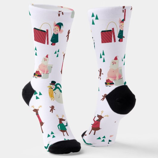 Lustiger unanständiger Urlaub Socken (Gewinkelt)