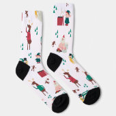 Lustiger unanständiger Urlaub Socken (Rechts)