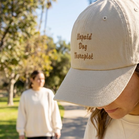 Lustiger Unbezahlter Hundetherapeut Hut | Geschenk