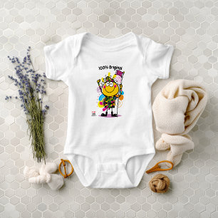 Lustiger und Bunter Soldat Emoji Kleinkind Baby Strampler