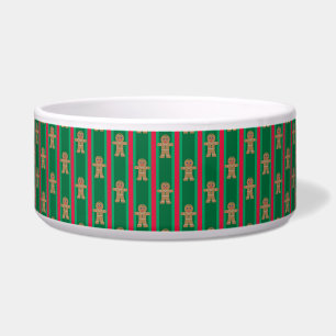 Lustiger und edler Weihnachts-Gingerbread-Mann Napf