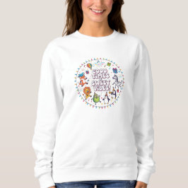 Lustiger und eigenartiger Feiertags-Vektor-T-Shirt Sweatshirt