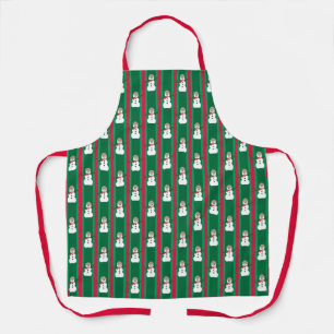 Lustiger und Fancy Weihnachts-Schneemann-Detektiv Schürze
