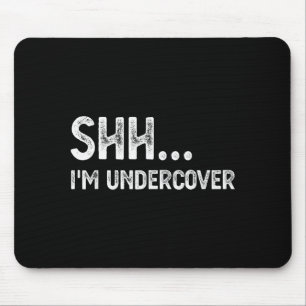 Lustiger Undercover-Polizist Einfaches Kostüm Läus Mousepad
