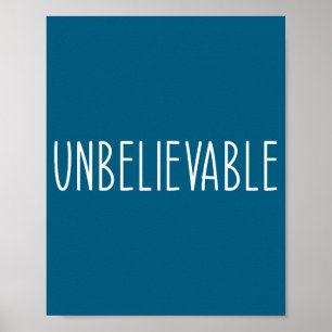 Lustiger unglaublicher Spruch 1 Poster