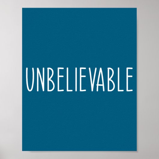 Lustiger unglaublicher Spruch 1 Poster (Vorne)