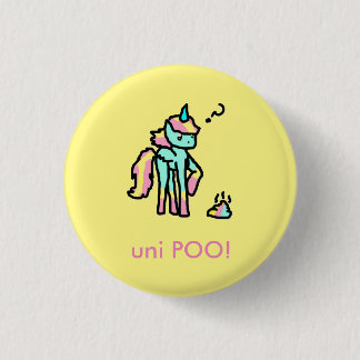 lustiger uni poo Knopf Button